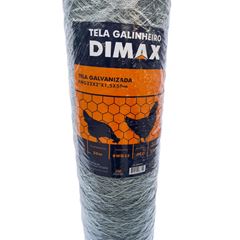 Tela Hexagonal Galvanizada para Galinheiro 1,5x50 BWG22 DIMAX / REF. DMX83741