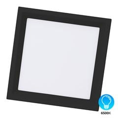 Painel LED 10W de Embutir Quadrado Deep 6500k Preto DILUX / REF. DI88418