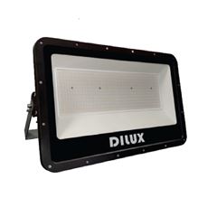 Refletor Led de Alumínio 400W Bivolt 6500K Preto DILUX / REF. DI88098