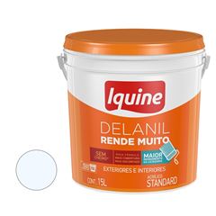 Tinta Acrílica Fosca Delanil Rende Muito 15L Branco Neve IQUINE / REF. 70300226