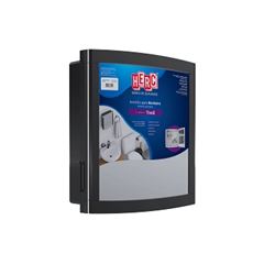 Armário para Banheiro em Polipropileno 33x34 Tivoli Preto - Ref. 1000000356 - HERC