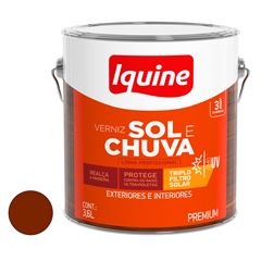Verniz Alto Brilho 3,6L Sol e Chuva Imbuia IQUINE / REF. 66105501R