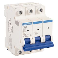 Mini Disjuntor Tripolar 32A Curva C TRAMONTINA / REF. 58013/108