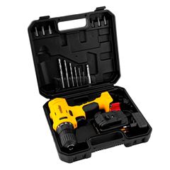 Parafusadeira e Furadeira com 1 Bateria 12V Íon de Lítion e Maleta VONDER / REF. 6001100120