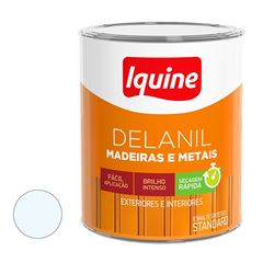 Tinta Esmalte Sintético Alto Brilho Delanil Madeiras e Metais 750ml Branco Neve IQUINE / REF. 195200283