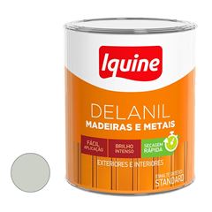 Tinta Esmalte Sintético Alto Brilho Delanil Madeiras e Metais 750ml Branco Gelo IQUINE / REF. 195200383