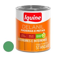 Tinta Esmalte Sintético Alto Brilho Delanil Madeiras e Metais 750ml Verde Nilo IQUINE / REF. 195203683