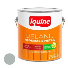 Tinta Esmalte Brilhante Delanil Madeiras e Metais 3L Platina IQUINE / REF. 195200682