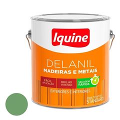 Tinta Esmalte Brilhante Delanil Madeiras e Metais 3L Verde Nilo IQUINE / REF. 195203682
