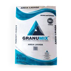 Areia Grossa Lavada Saco 20KG GRANUMIX /REF.: AL-01