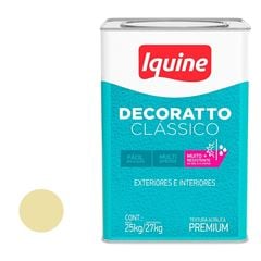 Texturiza Acrílica 25kg Decoratto Clássico Palha IQUINE / REF. 183301405N