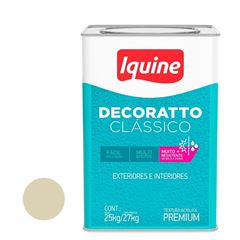 Texturiza Acrílica 25kg Decoratto Clássico Areia IQUINE / REF. 183301505N