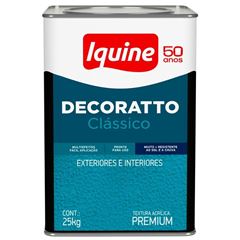 Texturiza Acrílica 25kg Decoratto Clássico Marfim IQUINE / REF. 183302005N