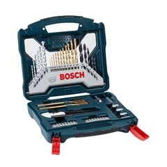 Kit De Pontas E Brocas X-Line Com 50 Peças Em Titânio BOSCH / REF. 2607017406-000