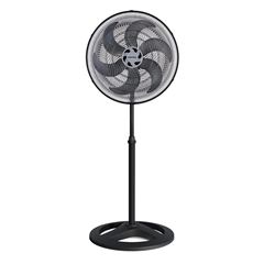 Ventilador de Coluna 50cm Oscilante Turbo 6 Pás 220V Preto VENTISOL / REF. 1211