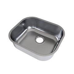 Cuba Simples Aço Inox Polida Embutir Invicta 40x34x15 Sem Válvula DOCOL / REF. 1697604