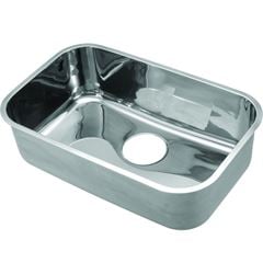 Cuba Simples Aço Inox para Embutir Alto Brilho 56x34x15 Sem Válvula Invicta DOCOL / REF. 017056CH