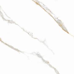 Piso Cristalato Cerâmico Albury Acetinado 75x75 Tipo A Branco CECAFI / REF. 0800