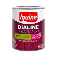 Tinta Esmalte Alto-Brilho 750ml Dialine Seca Rápido Branco Neve IQUINE / REF. 62200283R