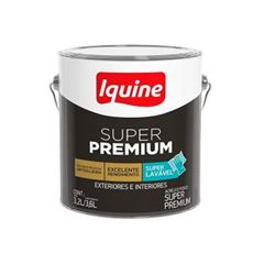 Tinta Acrílica Fosca Super Premium 3,6L Branco Neve IQUINE / REF. 261300201