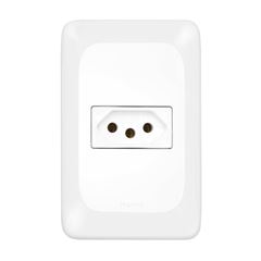 Tomada 4x2 2P+T POP 20A 250V Branco PIAL / REF. LGX03020