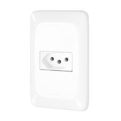 Tomada 4x2 2P+T POP 20A 250V Branco PIAL / REF. LGX03020