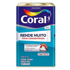 Tinta Acrílica Fosca 16L Rende Muito Cinza Alpino CORAL / REF. 5764552