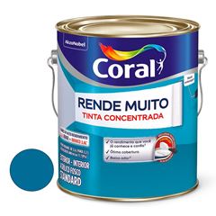 Tinta Acrílica Fosca Rende Muito 3,2L Azul Profundo CORAL / REF. 5763553