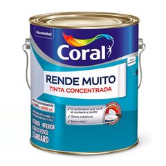 Tinta Acrílica Fosca 3,2L Rende Muito Cromo Suave CORAL / REF. 5763574