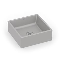 Cuba de Apoio Quadrada 35cm Basic Q5 Stone CELITE / REF. 1730490077308