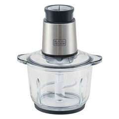 Mini Processador Gourmand Gris Tigela de Vidro 220V 300W B&D/ REF. MP300G-B2