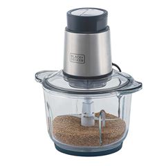 Mini Processador Gourmand Gris Tigela de Vidro 220V 300W B&D/ REF. MP300G-B2