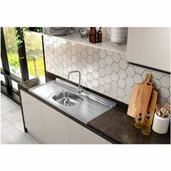 Balcão Retângulo em Inox Plus 30 120x53x13,5 GHEL PLUS / REF. 10.01.31200