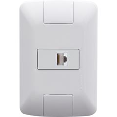 Tomada para Transmissão de Dados RJ45 Cat 6 4x2 Aria Branco TRAMONTINA / REF. 57241/022