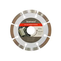 Disco Diamantado Segmentado para Esmerilhadeira 4.3/8 Polegadas 110mm STAMACO / REF. 2758