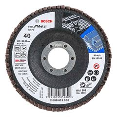 Disco de Lixa GR40 115mm Flap Best BOSCH / REF. 2608619008-000