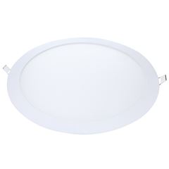 Painel LED Redondo 24W de Embutir Bivolt 3000k Branco AVANT / REF. 841130574