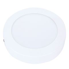 Painel LED em Alumínio Redondo 12W de Sobrepor Bivolt 3000k Branco AVANT / REF. 767450572