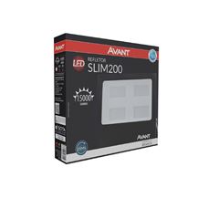 Refletor de LED Slim 200W Bivolt 6500k AVANT / Ref. 259701370