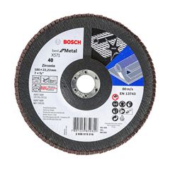 Disco de Lixa GR40 180mm Flap Best Metal BOSCH / REF. 2608619016-000