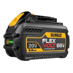 Bateria Flexvolt LI-ON 6.0Ah 20V/60V MÁX DEWALT / REF. DCB606-B3