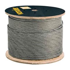Cabo de Aço Galvanizado Alma de Fibra 9,53mm 3/8 (6x7) VONDER / REF. 3516095607