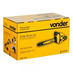 Motosserra a Gasolina 560ml Potência de 2,5hp 45,0cm³ Amarelo VONDER / REF. 6884450100
