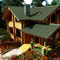 Telha Ecológica Stilo 3D 96cmx2Metros Verde ONDULINE / REF. P72A6BR