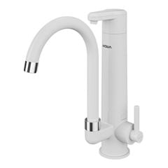 Torneira com Purificador de Mesa Com Bica Móvel Lagune Vitalité Branco VIQUA / REF. 1210603