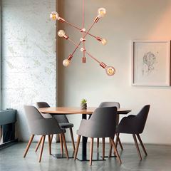 Pendente em Alumínio Circuit 6x240W Bivolt Cobre STARTEC / REF. 149260095