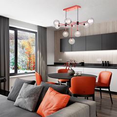 Pendente em Alumínio Manhattan 9x20W Bivolt Cobre STARTEC / REF. 149260093