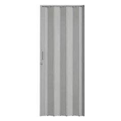 Porta Sanfonada PVC 0,60X210 Cinza PERFILPLAST / REF. 58