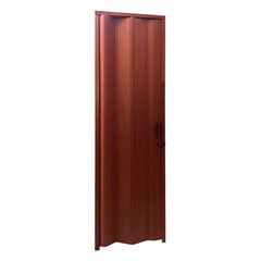Porta Sanfonada PVC 0,60x210 Marrom PERFILPLAST / REF. 62