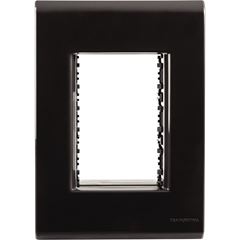 Placa 4x2 com 3 Postos Liz Grafite TRAMONTINA / REF. 57106048